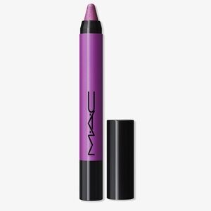 BNWT MAC Dazzlelips Crayon Lipstick in Lunar Violet (mid-toned lavender w/ pearl